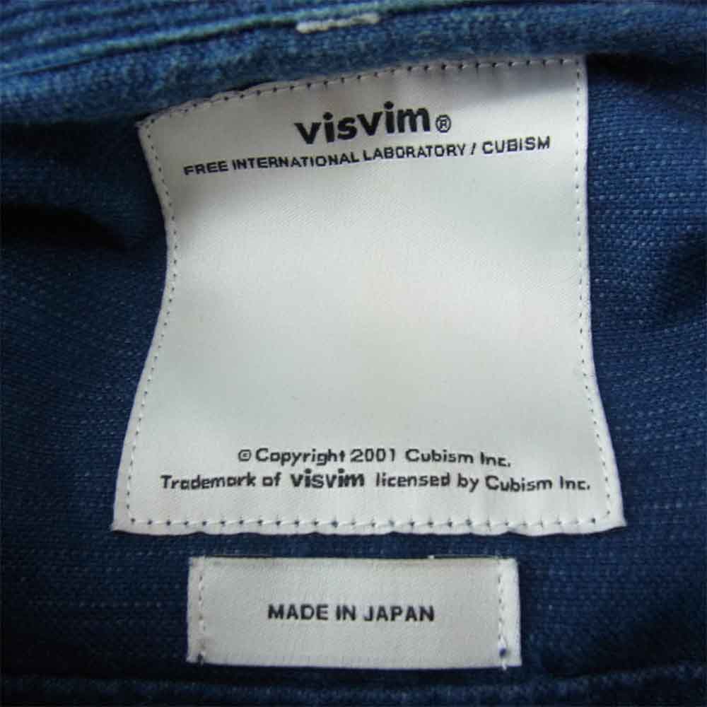 VISVIM ビズビム 15SS 0115105013031 101 JKT N.D SLUB CORDUROY コーデュロイ ジャケット ネイビー系 1【中古】