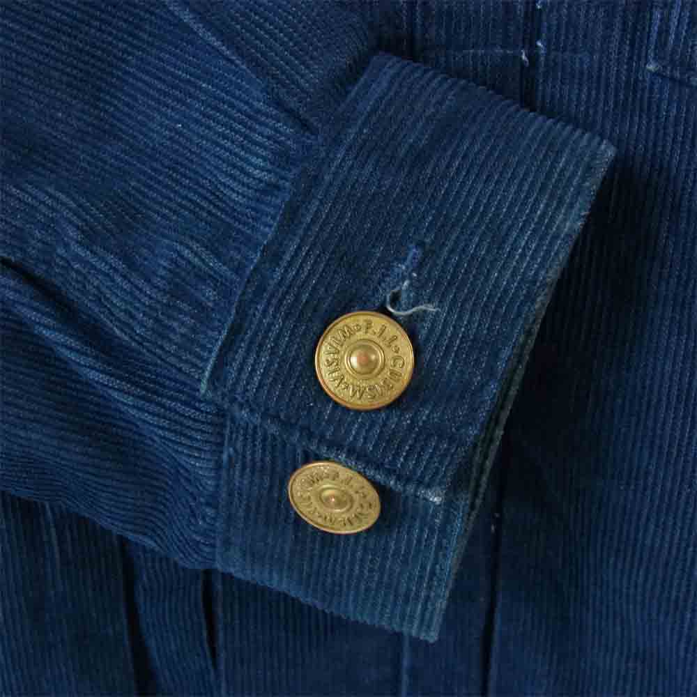 VISVIM ビズビム 15SS 0115105013031 101 JKT N.D SLUB CORDUROY コーデュロイ ジャケット ネイビー系 1【中古】