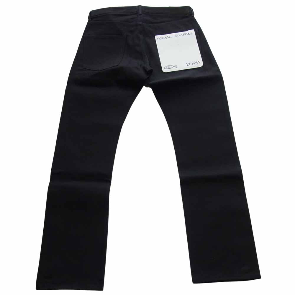VISVIM ビズビム 15SS 0115105005037 social sculpture 01 SLIM CMYK BLK ブラック デニム ブラック系 34【新古品】【未使用】【中古】