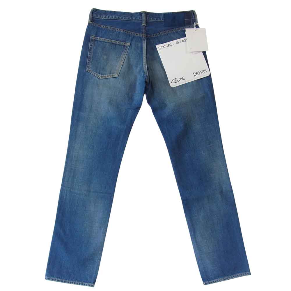 VISVIM ビズビム 16SS 0116105005016 social sculpture 04 DMGD-5 ダメージ デニム インディゴブルー系 34【新古品】【未使用】【中古】