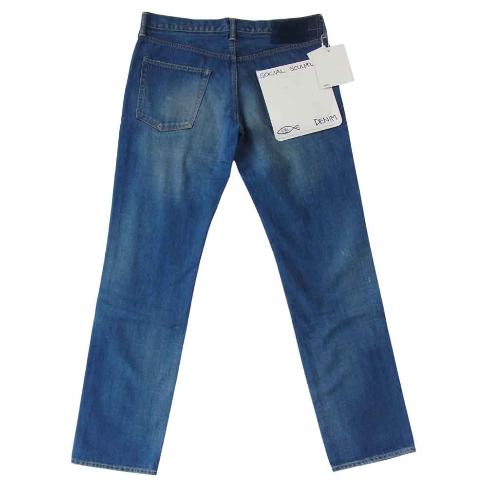 VISVIM ビズビム 16SS 0116105005016 social sculpture 04 DMGD-5 ダメージ デニム インディゴブルー系 36【新古品】【未使用】【中古】