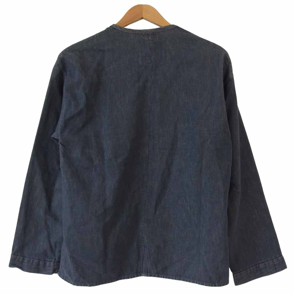 VISVIM ビズビム 0114205006008 SS CHIYOU JKT 装飾 デニム シャツ  インディゴブルー系【中古】