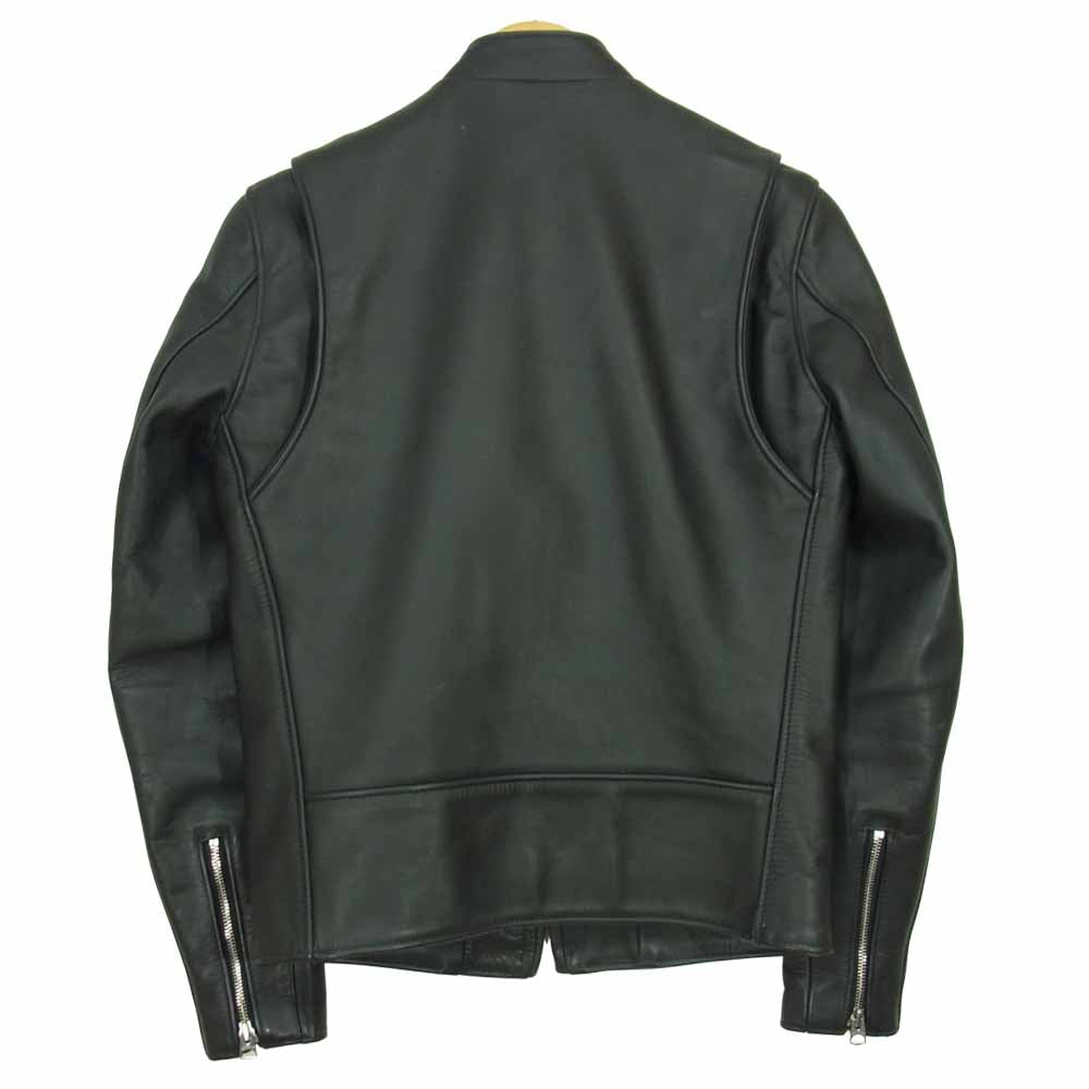 schott ショット 7009 USA製 641XX 60s CAFFE RACER シングル レザー ブラック系 34【中古】