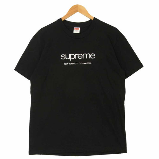 Supreme シュプリーム 20SS 納品書付属 Shop Tee 半袖 Tシャツ コットン アメリカ製 ブラック系 M【中古】
