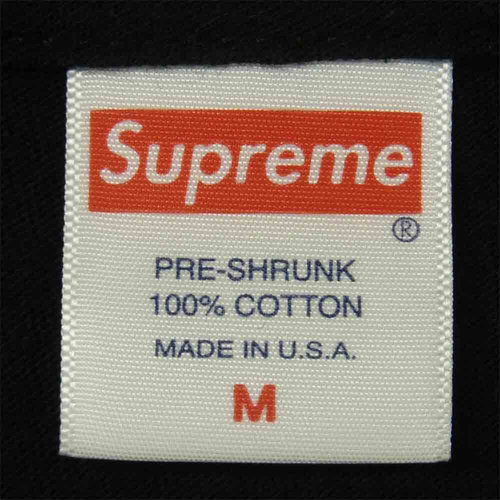 Supreme シュプリーム 20SS 納品書付属 Shop Tee 半袖 Tシャツ コットン アメリカ製 ブラック系 M【中古】