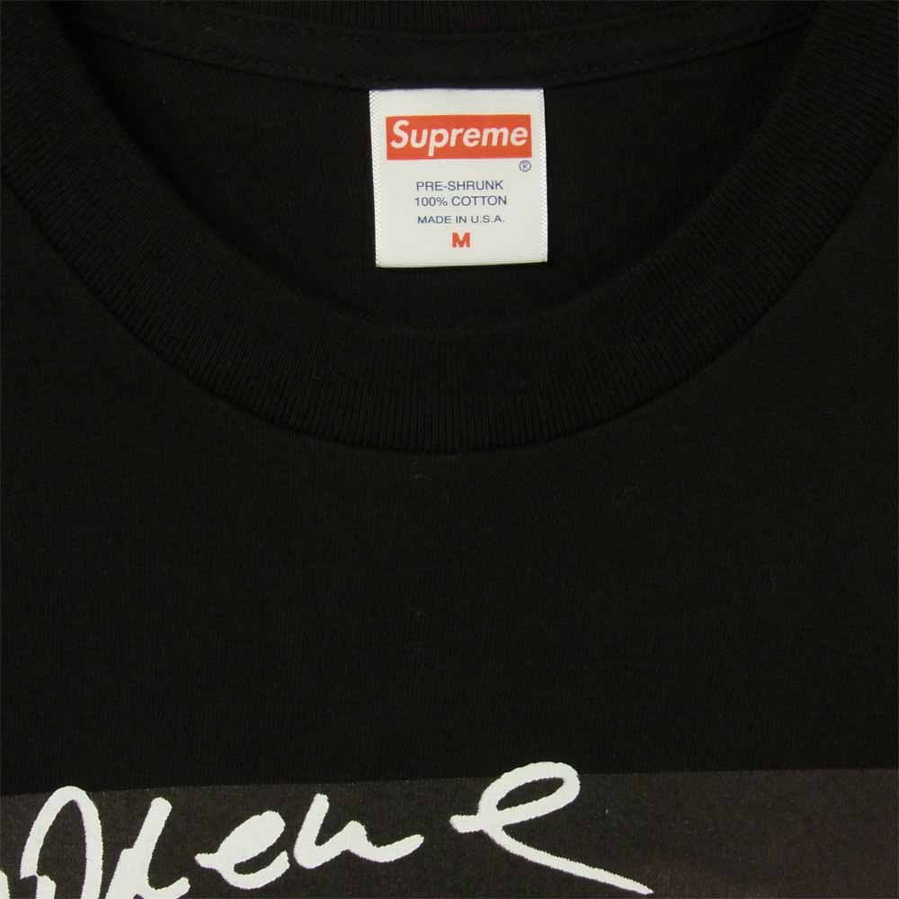 Supreme シュプリーム 19AW 納品書付属 Mary J. Blige Tee メアリー ブライジ 半袖 Tシャツ ブラック系 M【美品】【中古】