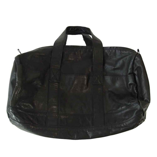 PORTER ポーター NARROW ナロー 本革 レザー ボストンバッグ ブラック系【中古】