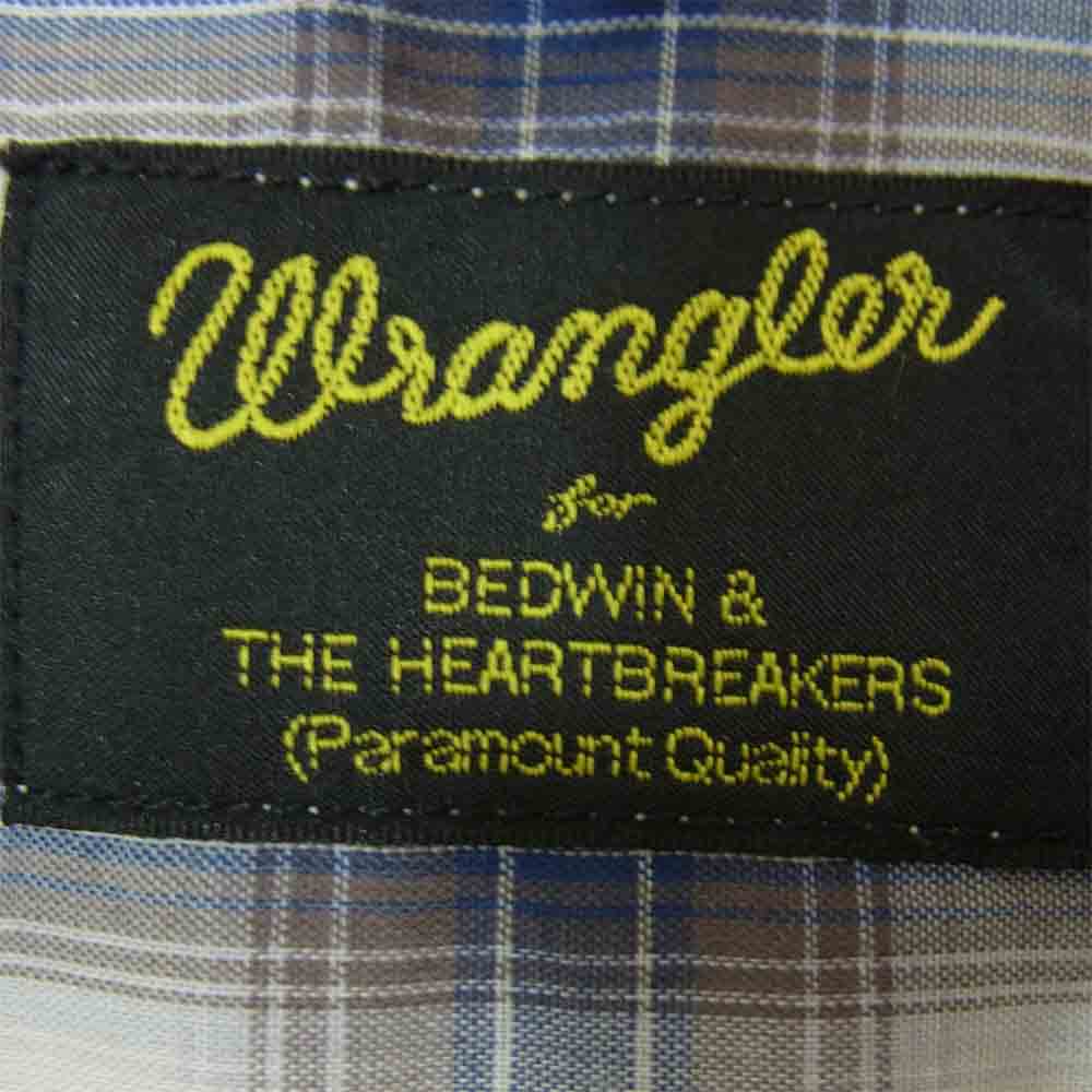 ベドウィン Wrangler ラングラー チェック ジャケット ブルー系 S【中古】