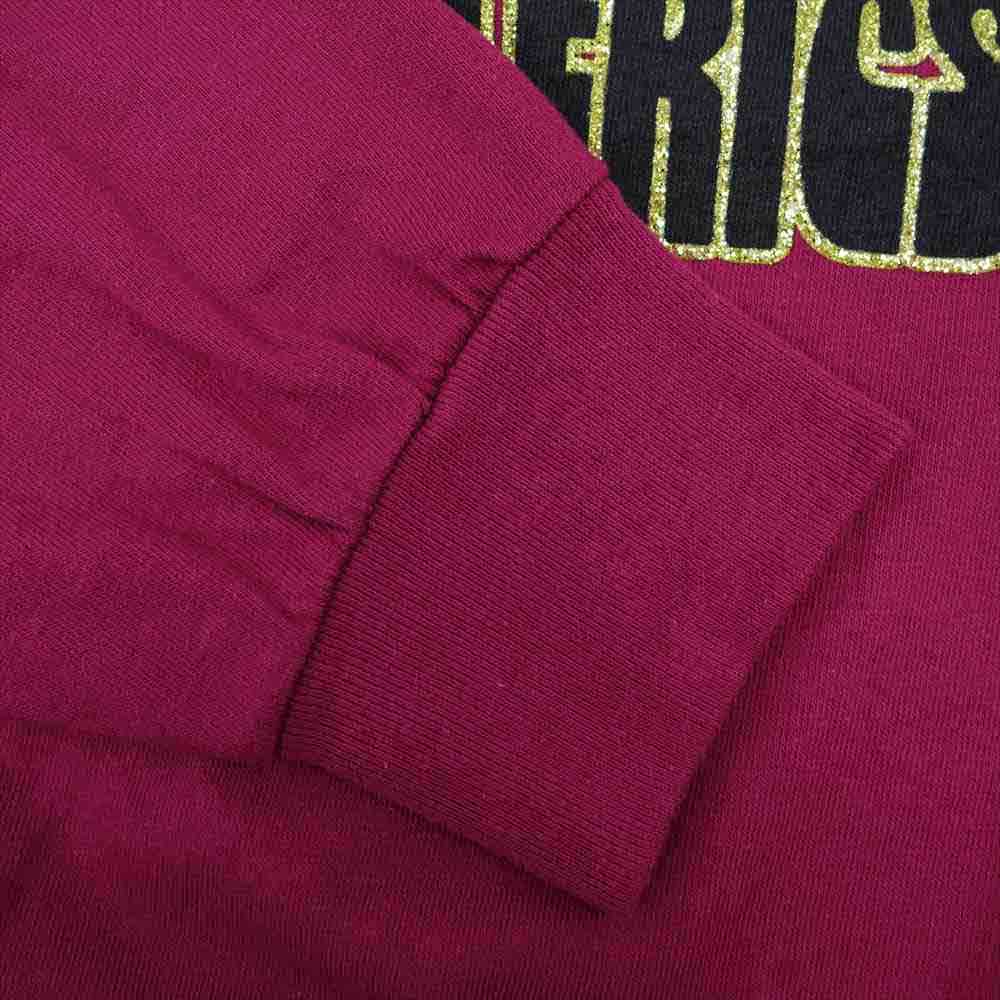 Supreme シュプリーム 21SS × hysteric glamour l/s tee ヒステリックグラマー 長袖 Tシャツ Dark Magenta パープル系 M【新古品】【未使用】【中古】