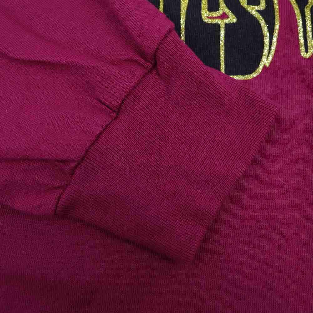 Supreme シュプリーム 21SS × hysteric glamour l/s tee ヒステリックグラマー 長袖 Tシャツ Dark Magenta パープル系 M【新古品】【未使用】【中古】