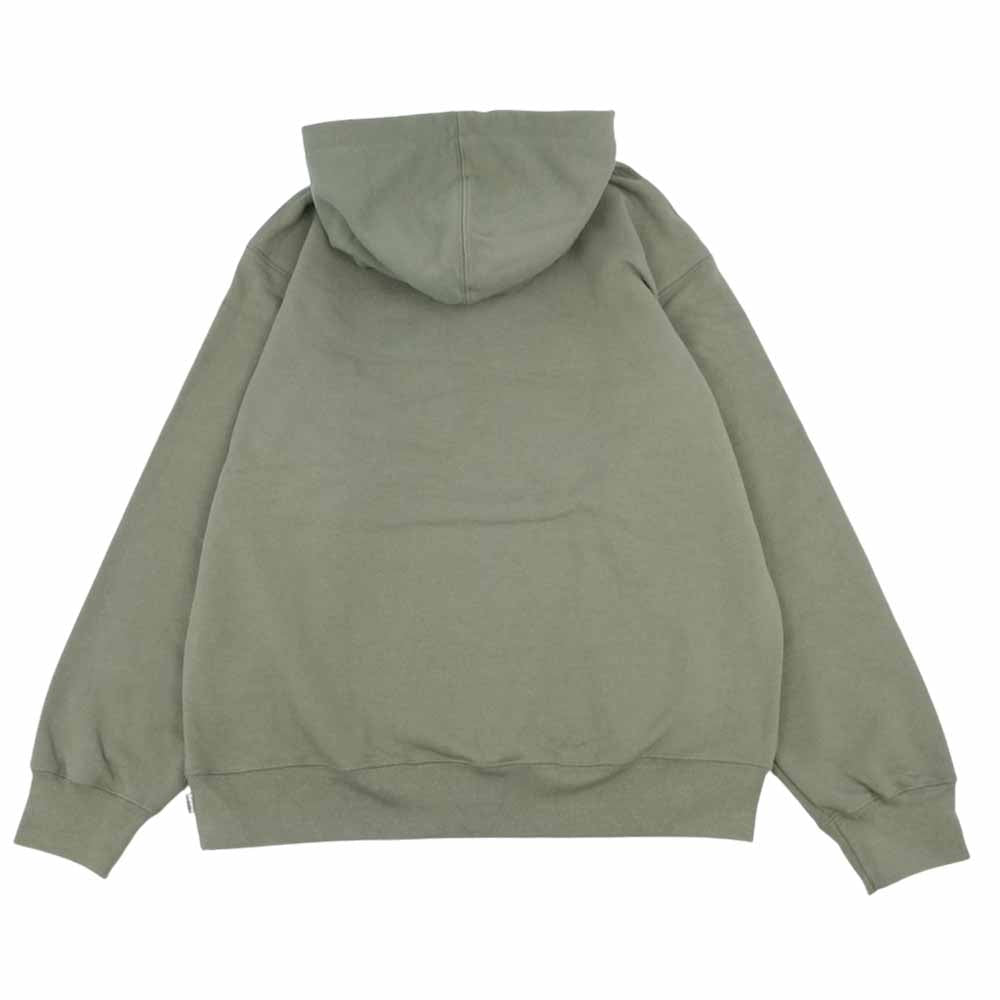 Supreme シュプリーム 21SS shine hooded sweatshirt Light Olive シャイン フーデッド スウェット カーキ系 M【新古品】【未使用】【中古】
