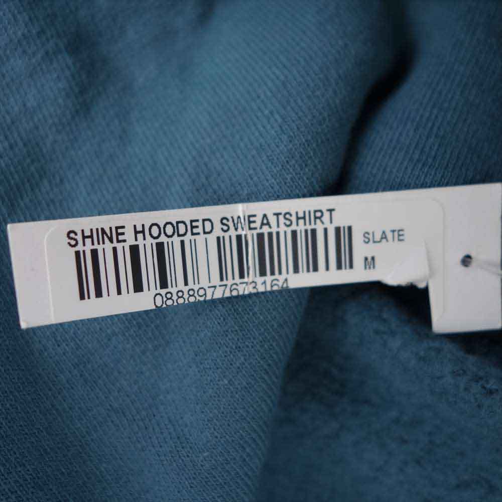 Supreme シュプリーム 21SS shine hooded sweatshirt Light Slate シャイン フーデッド スウェット Slate M【新古品】【未使用】【中古】