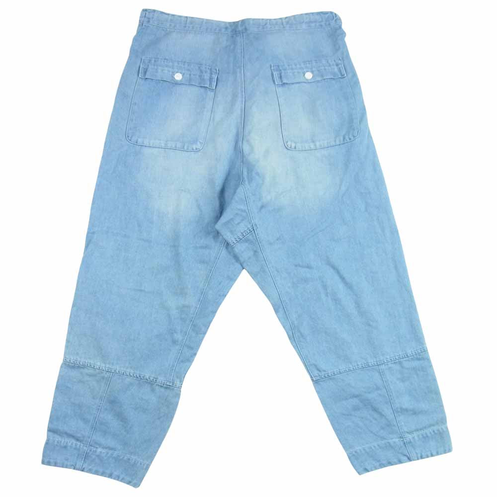 ISAMUKATAYAMA BACKLASH イサムカタヤマバックラッシュ 1941-01 KARATE リネン デニム カラテ パンツ インディゴブルー系 F【中古】