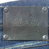 ISAMUKATAYAMA BACKLASH イサムカタヤマバックラッシュ 1483-01C ストレッチ ステアレザー クラッシュ リペア 加工 デニム パンツ インディゴブルー系 M【中古】