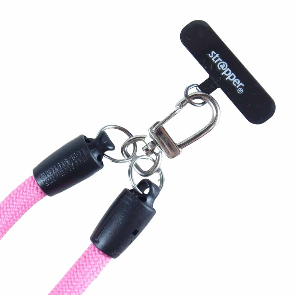 ヨセミテストラップ 携帯 ケータイ ストラップ 日本製 アクセサリー ピンク系【中古】