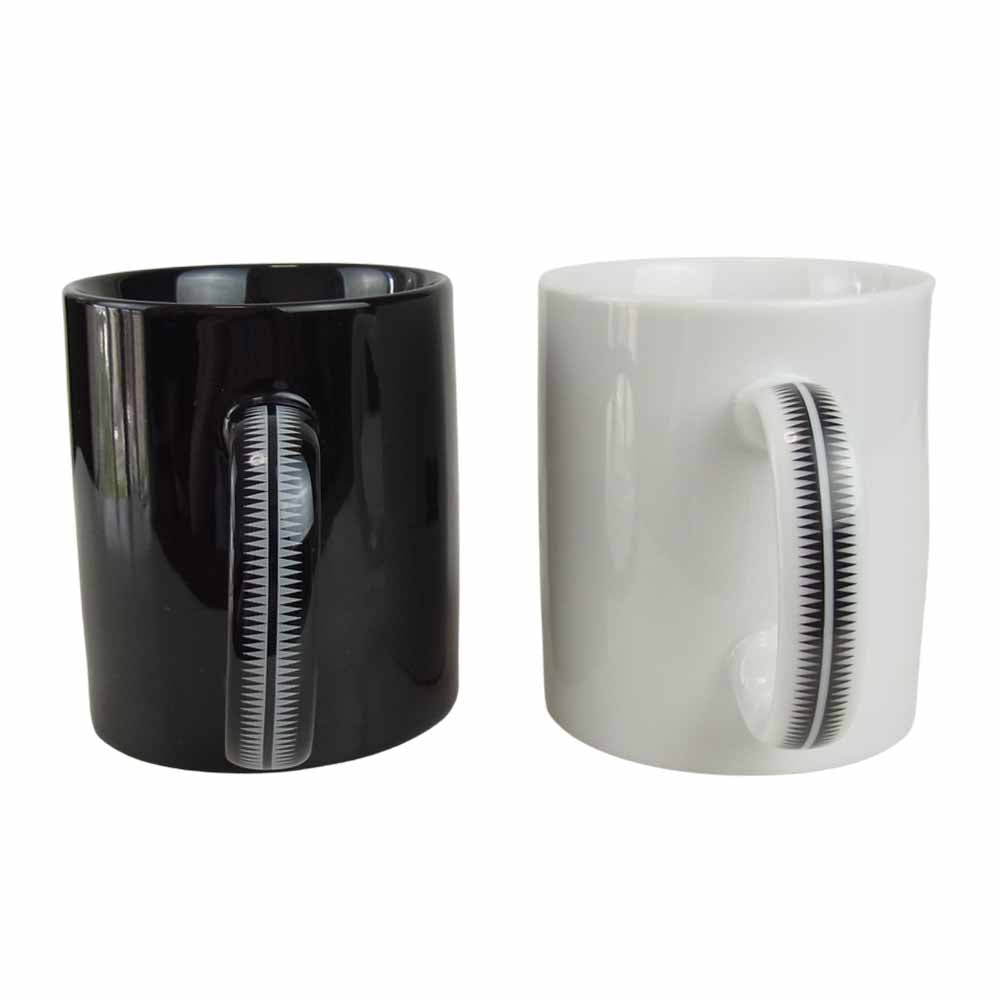UNDERCOVER アンダーカバー 2015 × STARBUCKS スターバックス マグカップ コーヒーカップ セット ブラック系 ホワイト系【美品】【中古】