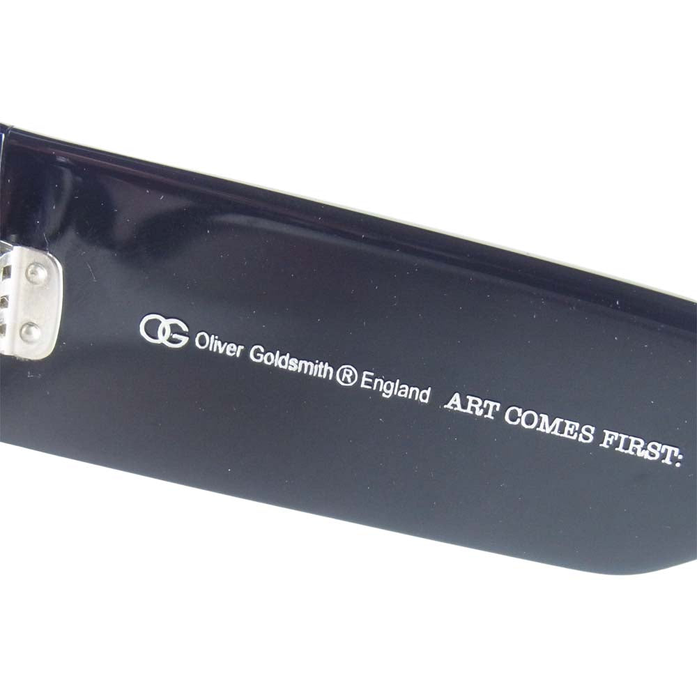 オリバーゴールドスミス ART COMES FIRST アートカムズファースト サングラス ブラック系 54□19-145【中古】