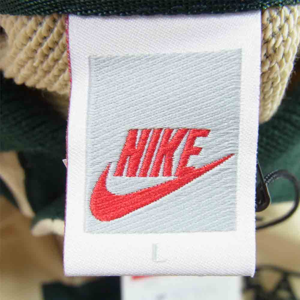 NIKE ナイキ DA2592-397 × カクタス プラント フリー マーケット CPFM CACTUS PLANT FLEA MARKET L/S POLO ポロシャツ ベージュ×緑系 L【新古品】【未使用】【中古】