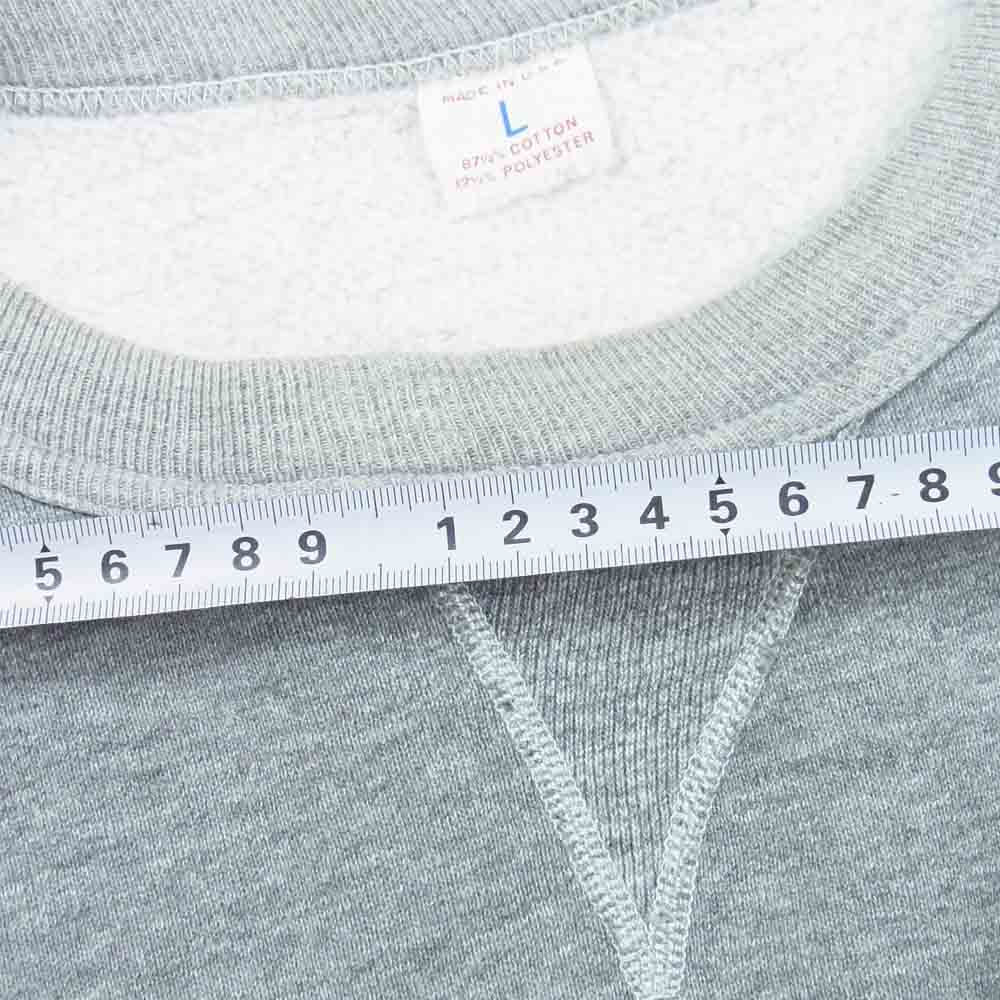 ヴィンテージ USA製 前V ガゼット スウェット 裏起毛 コットン 長袖