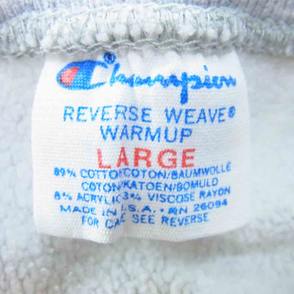 Champion チャンピオン ビンテージ 80s 90s US NAVY 染み込み トリコタグ リバース ウィーブ グレー系 L【中古】