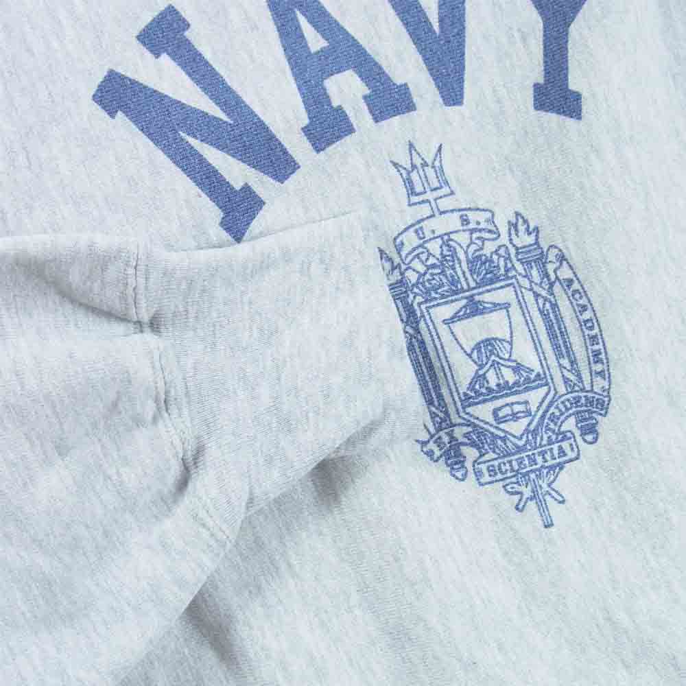 Champion チャンピオン ビンテージ 80s 90s US NAVY 染み込み トリコタグ リバース ウィーブ グレー系 L【中古】