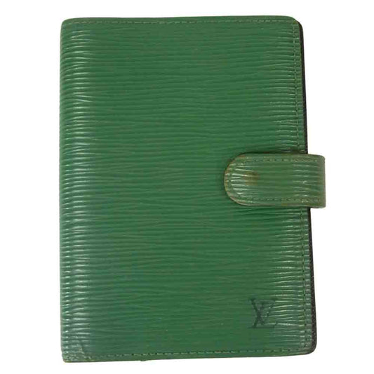LOUIS VUITTON ルイ・ヴィトン R20052 エピ アジェンダ 手帳カバー スペイン製 グリーン系【中古】