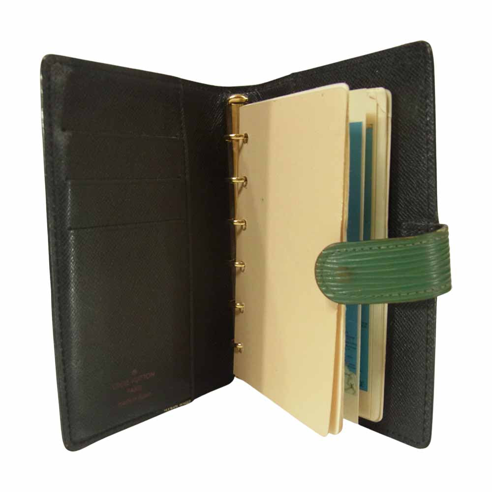 LOUIS VUITTON ルイ・ヴィトン R20052 エピ アジェンダ 手帳カバー スペイン製 グリーン系【中古】