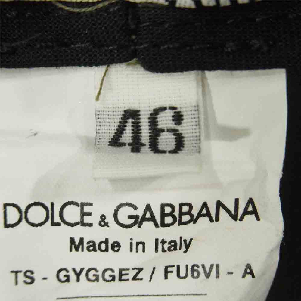 DOLCE&GABBANA ドルチェアンドガッバーナ 18SS SPORT TROUSER スポーツ トラウザー ロゴ テープ パンツ カーキ系 46【中古】