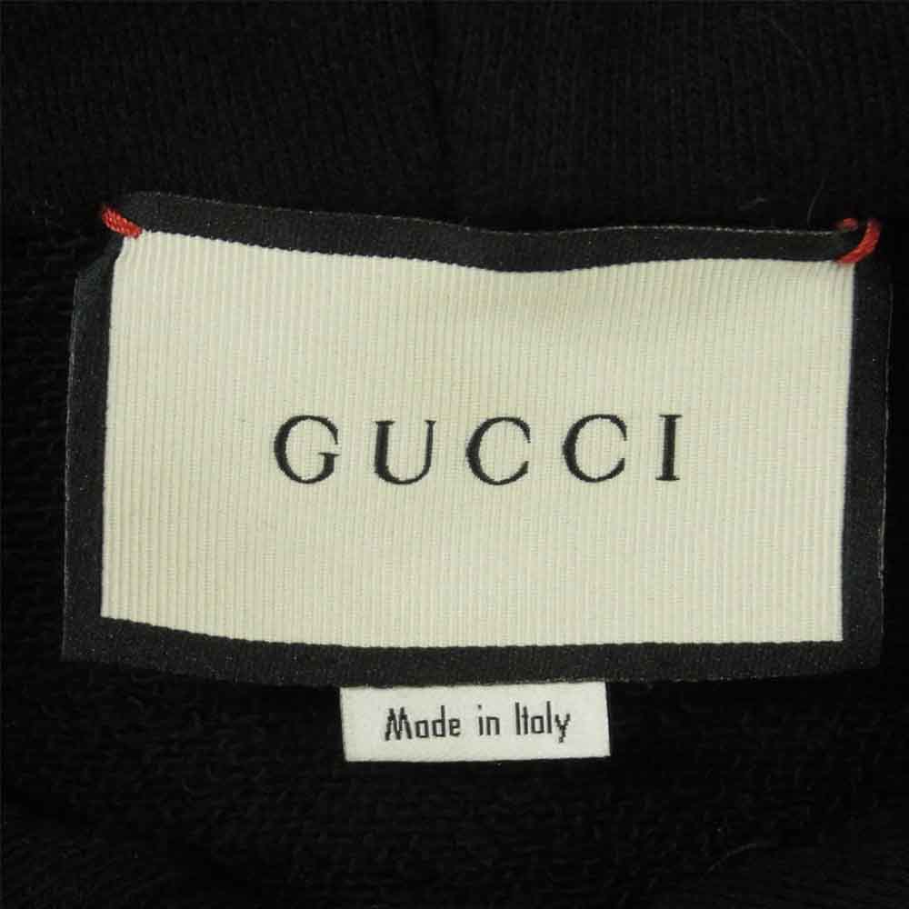 GUCCI グッチ 17AW 国内正規品 Coco Capitain ココ キャピタン パーカー コットン ブラック系【中古】