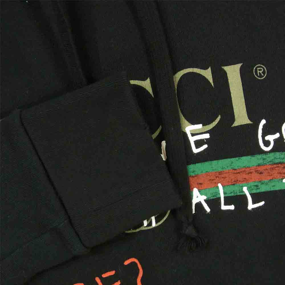 GUCCI グッチ 17AW 国内正規品 Coco Capitain ココ キャピタン パーカー コットン ブラック系【中古】