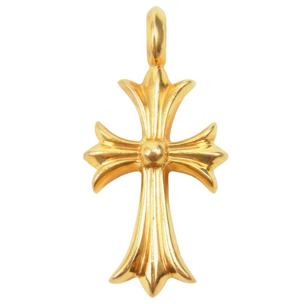 CHROME HEARTS クロムハーツ（原本無） 22K TNY CRS-F P DMND 22K タイニーファット クロス パヴェ ダイヤ ペンダントトップ ゴールド系【中古】