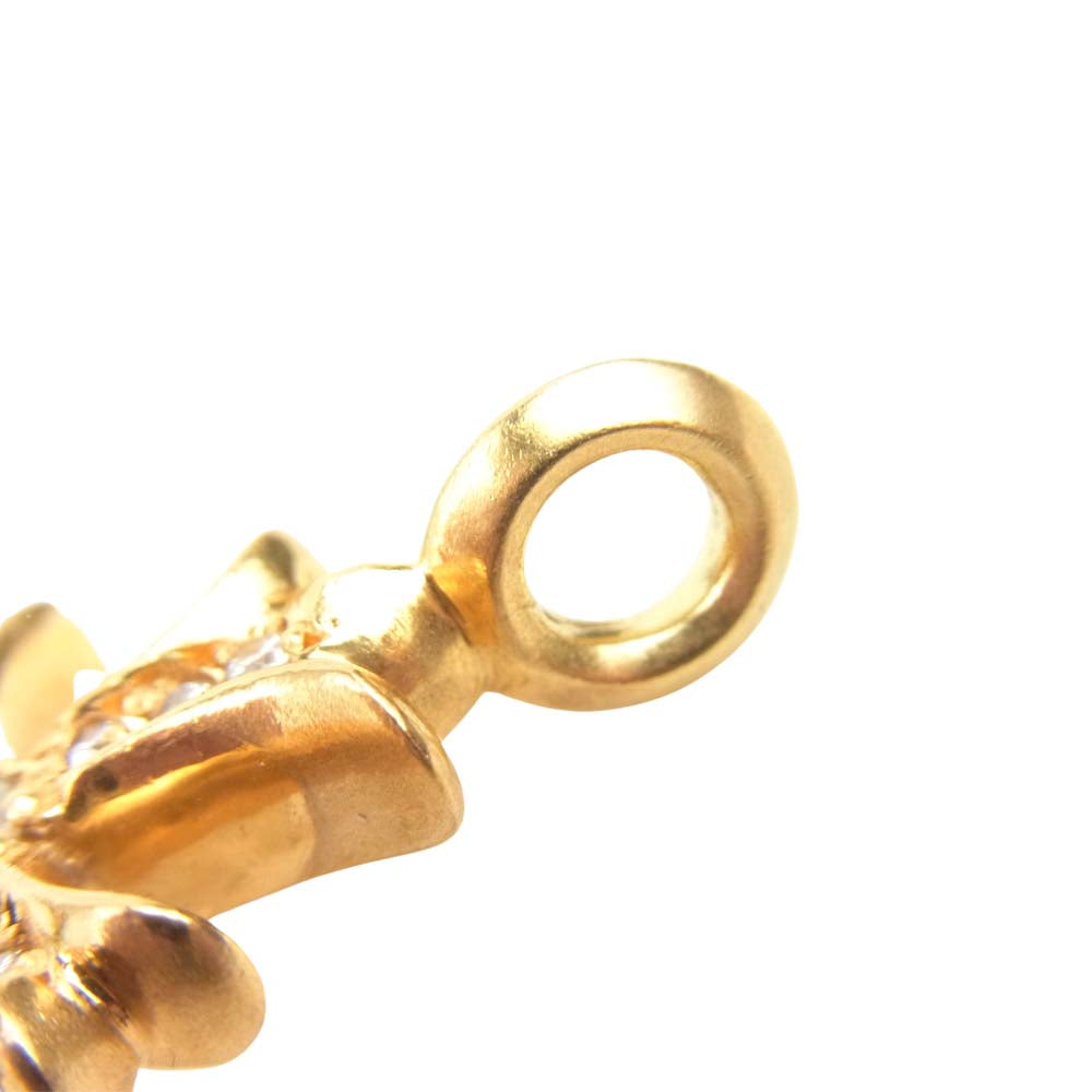 CHROME HEARTS クロムハーツ（原本無） 22K TNY CRS-F P DMND 22K タイニーファット クロス パヴェ ダイヤ ペンダントトップ ゴールド系【中古】