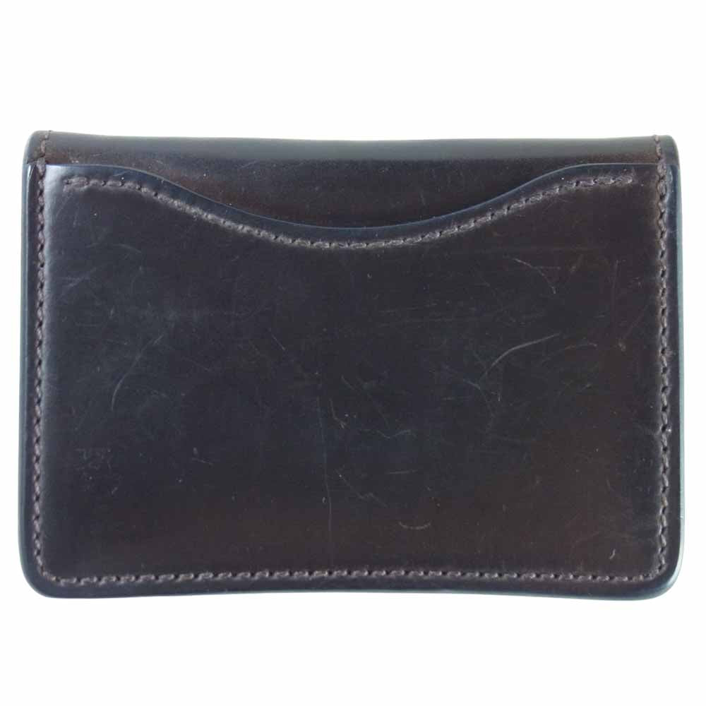 WILDSWANS ワイルドスワンズ TONGUE タング Eサドル コインケース 小銭入れ ダークブラウン系【中古】