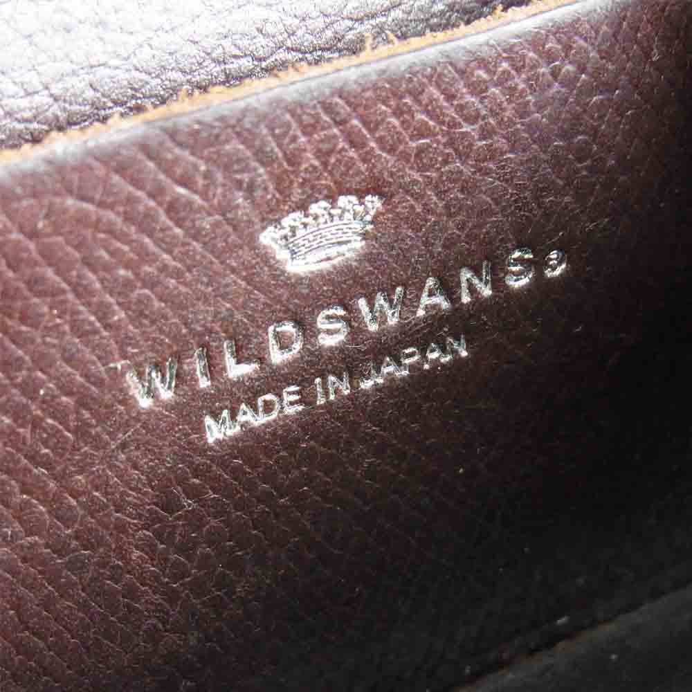 WILDSWANS ワイルドスワンズ TONGUE タング Eサドル コインケース 小銭入れ ダークブラウン系【中古】
