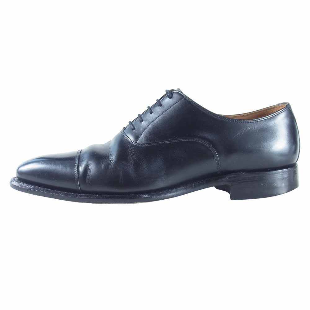 SCOTCH GRAIN スコッチグレイン オデッサ916 ストレートチップ ビジネスシューズ ブラック系 25【中古】