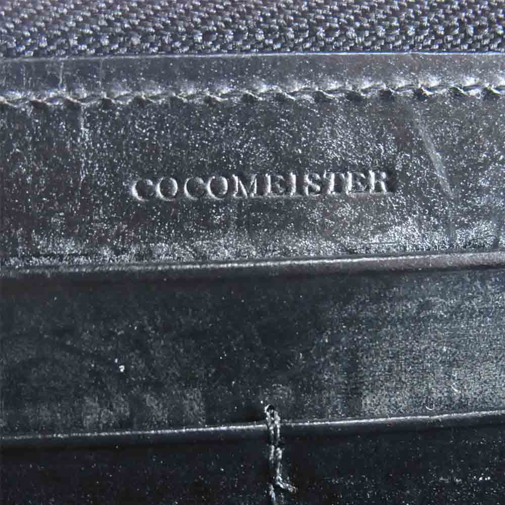 COCOMEISTER ココマイスター ジョージブライドル ロイヤルウォレット ラウンドファスナー 長財布 ブラック系【中古】