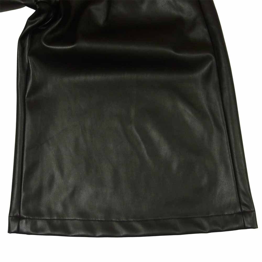 HARE ハレ HA010188TR シンセティック レザー 合成皮革 クロップド パンツ 中国製 ブラック系 S【中古】