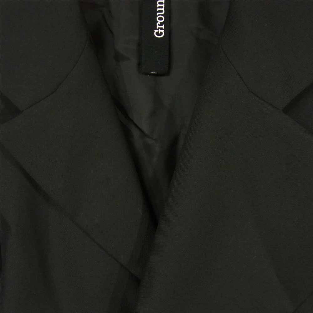 Yohji Yamamoto ヨウジヤマモト 20SS GA-J01-100 GroundY T/W Gabardine Asymmetry Jacket TWギャバジン アシンメトリー ジャケット ブラック系 1【美品】【中古】