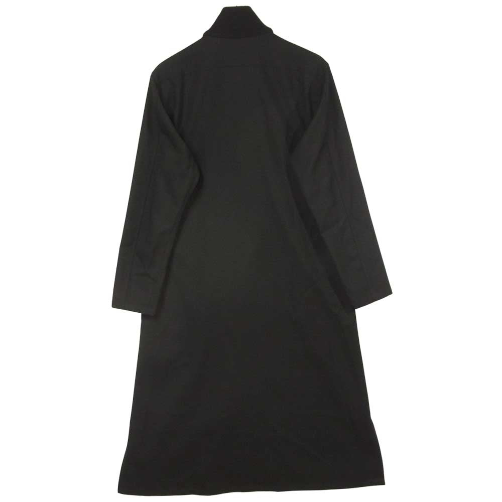 Yohji Yamamoto ヨウジヤマモト GroundY GC-B06-100 Collar rib Long shirt カラー リブ ロング シャツ ブラック系 3【美品】【中古】