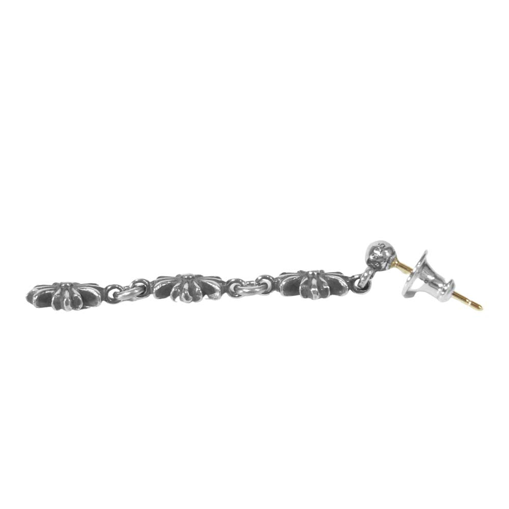 CHROME HEARTS クロムハーツ（原本有） TINY E CH PLS DROP3 タイニーE CHプラス 3連 ドロップ ピアス シルバー系【中古】