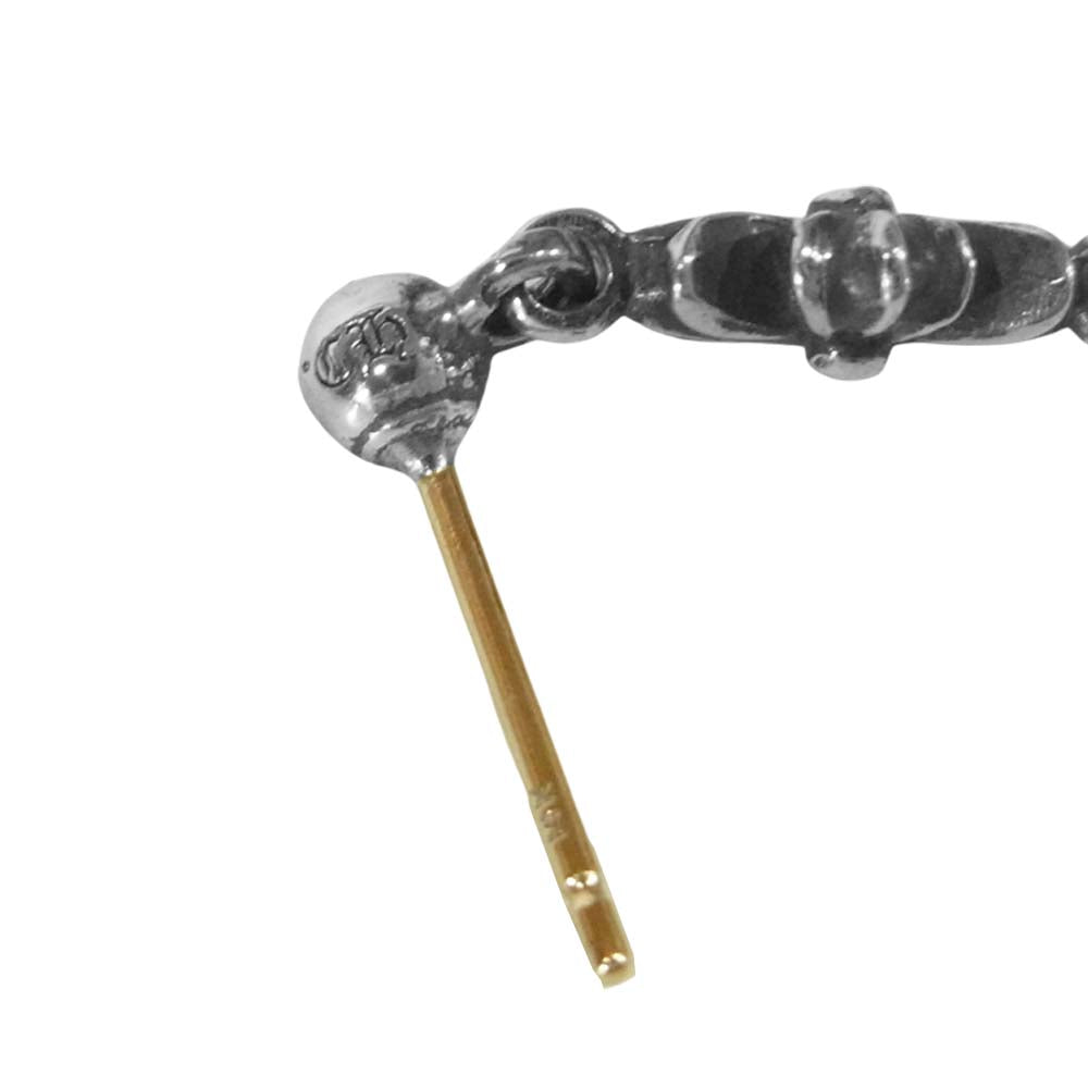 CHROME HEARTS クロムハーツ（原本有） TINY E CH PLS DROP3 タイニーE CHプラス 3連 ドロップ ピアス シルバー系【中古】
