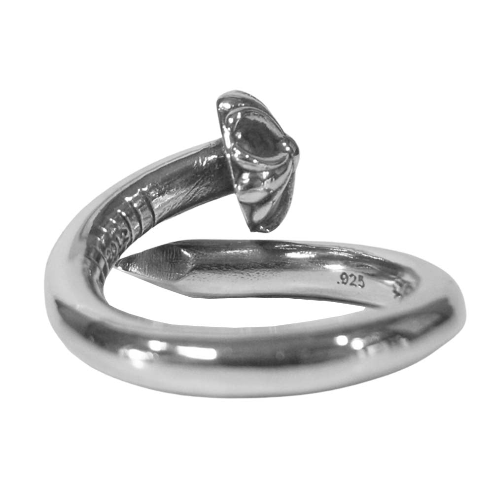 CHROME HEARTS クロムハーツ（原本有） NAIL CROSS BALL ネイル クロスボール リング シルバー 925 シルバー系 8号【美品】【中古】