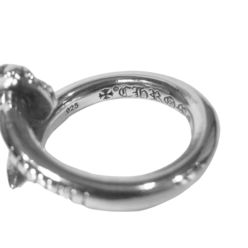CHROME HEARTS クロムハーツ（原本有） NAIL CROSS BALL ネイル クロスボール リング シルバー 925 シルバー系 8号【美品】【中古】
