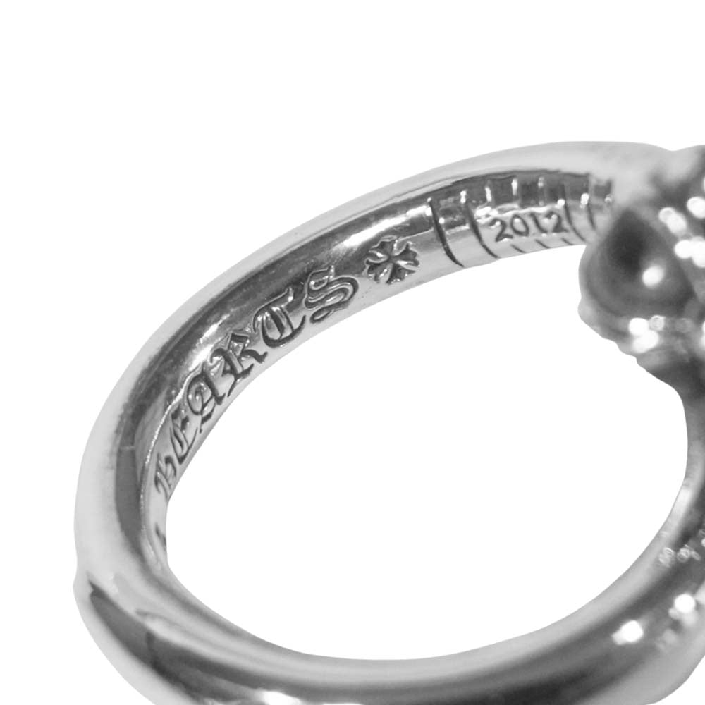 CHROME HEARTS クロムハーツ（原本有） NAIL CROSS BALL ネイル クロスボール リング シルバー 925 シルバー系 8号【美品】【中古】