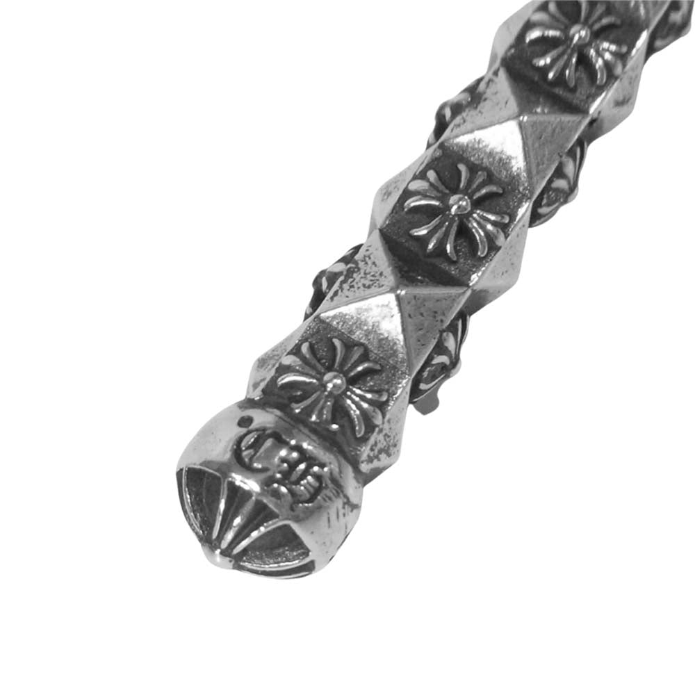 CHROME HEARTS クロムハーツ（原本有） DANGLE PYRMD PLUS ピラミッド プラス ドロップ ピアス シルバー系【美品】【中古】
