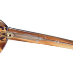 CHANEL シャネル 05976 91235 ココマーク オーバル サングラス アイウェア イタリア製 ブラウン系【中古】