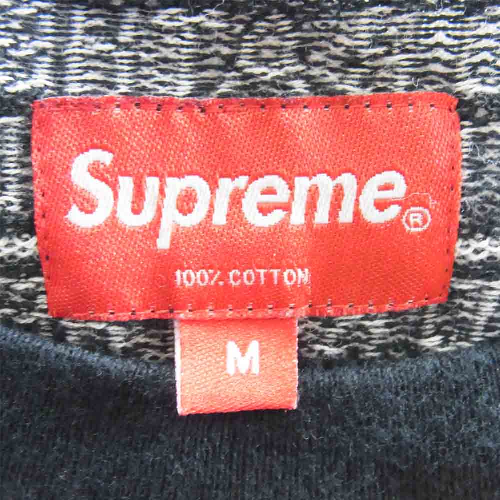Supreme シュプリーム 17SS Rather Be Dead S/S Jacquard Top Refused Tシャツ 白黒系 M【中古】