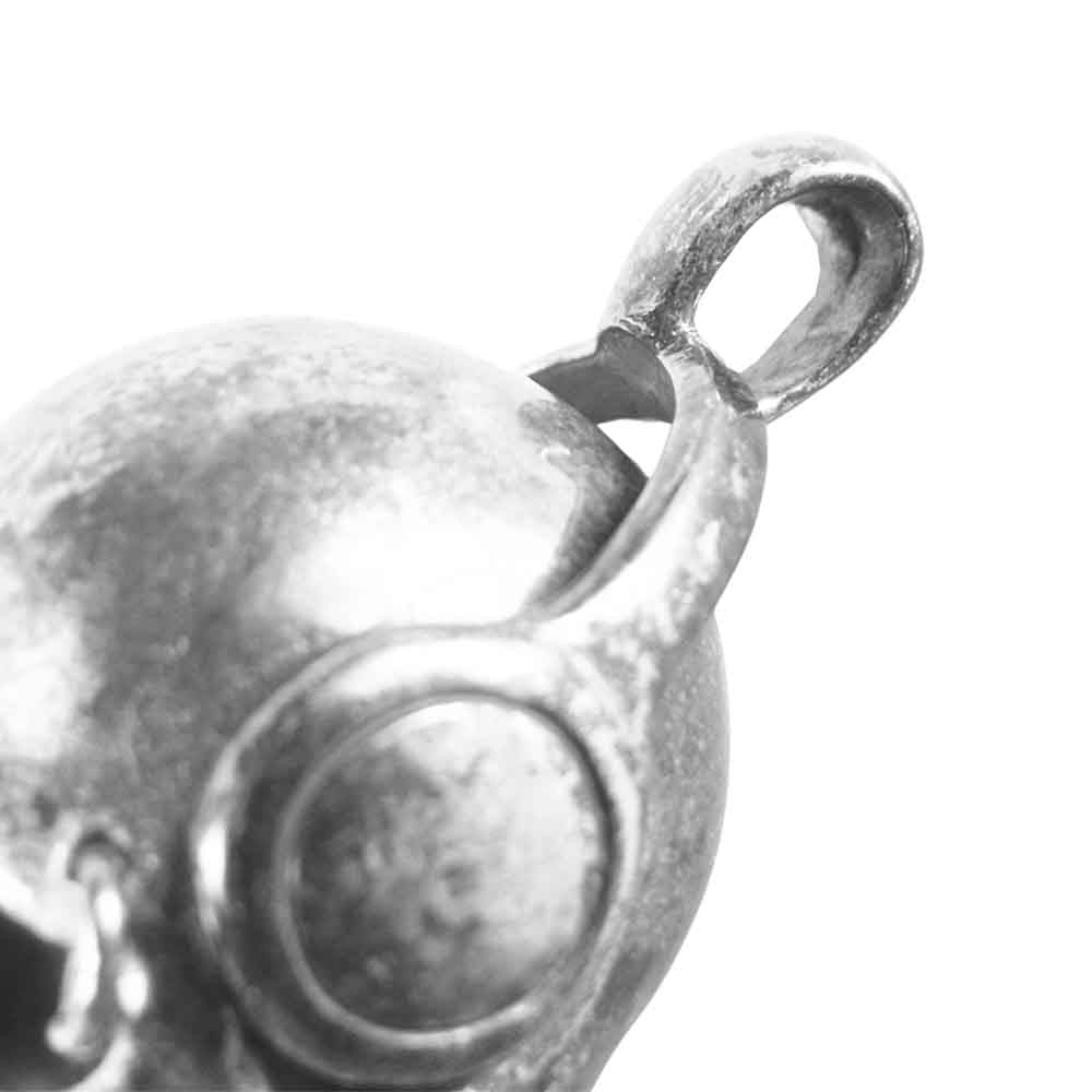ギローム ギャランティ付属 DJ SKULL PENDANT スカル ペンダントトップ シルバー系【中古】
