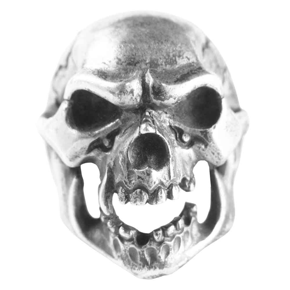 RAT RACE ラットレース STANDARD SKULL RING スタンダード スカル リング シルバー系 16～17号程度【中古】