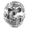 RAT RACE ラットレース GIVE NO TAKE NO SKULL RING ギブ ノー テイク ノー スカル リング シルバー系 16～17号程度【中古】